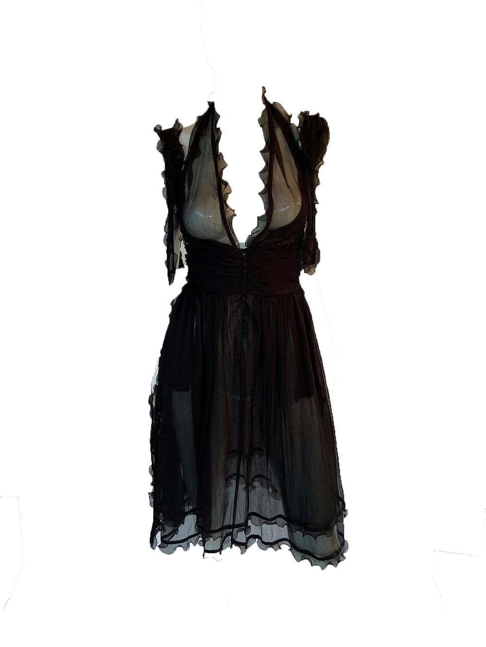 Fendi Black Silk Dress — GLOBALLY FABULOUS | Authenticated